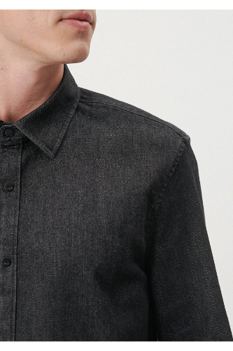 Resim Mavi Çizgili Erkek Gömlek M0211121-900