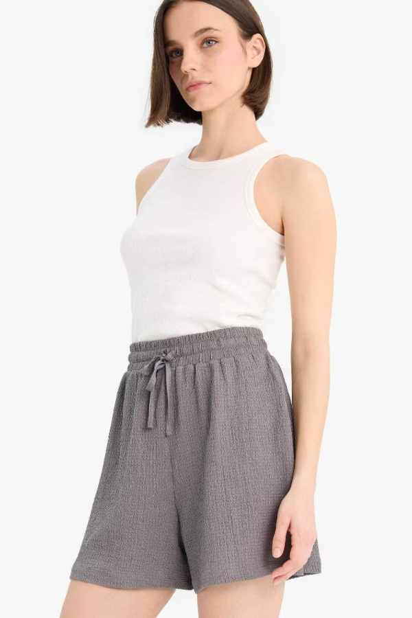 Resim Defacto Kadın  Penye Şort A6223AX/GR211