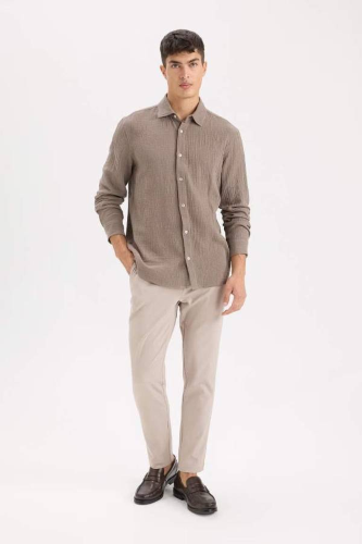 Resim Defacto Erkek Uzun Kol Gömlek W7832AZ/BN312