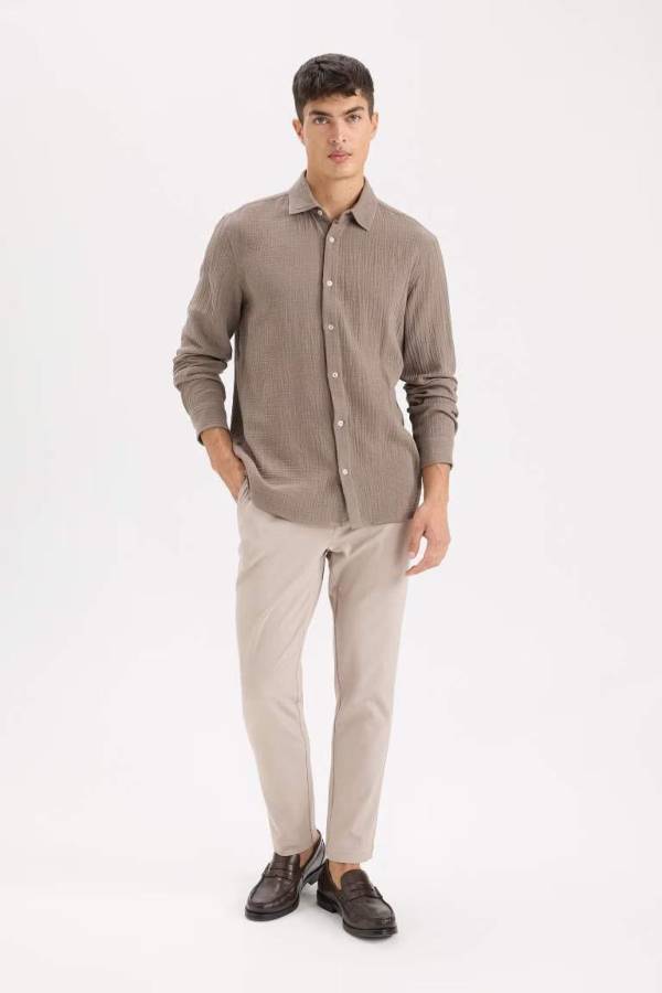 Resim Defacto Erkek Uzun Kol Gömlek W7832AZ/BN312