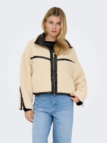 Resim Only Onlpatti Life Teddy Short Jacket Cc Otw Kadın Mont 15349409