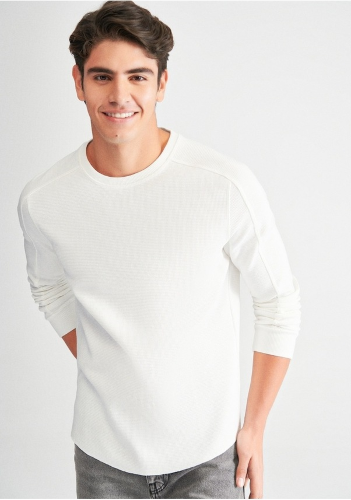 Resim Mavi Uzun Kol Erkek Sweat M0610106-70054