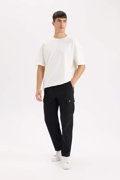 Resim Defacto Erkek  Kanvas Pantolon D5967AX/BK81