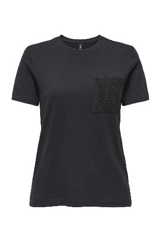 Resim Only Onlenja Lıfe S/S O-Neck Pocket Top Jrs Kadın T-shirt 15369258