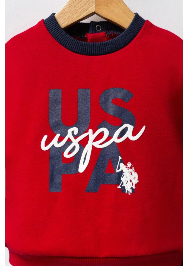 Resim U.S. Polo Assn Kids Erkek Bebek Sweat Takım USB2536