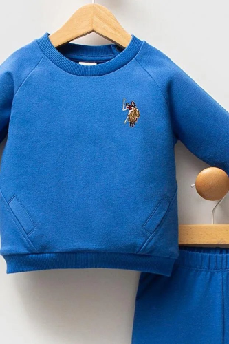 Resim U.S. Polo Assn Bebek Erkek Bebek Sweat Takım USB2586