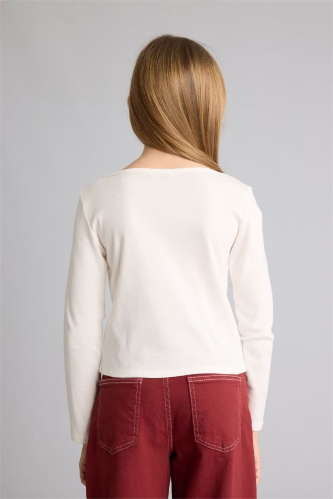 Resim Defacto Kız Çocuk T-shirt G8462A8/ER105