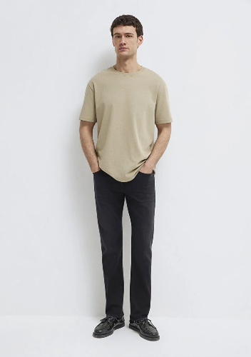 Resim Mavi Erkek T-shirt M0611596-70360