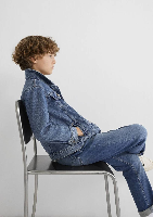 Resim Mavi Kai Dark Erkek Çocuk Jean Ceket M6111402-91062