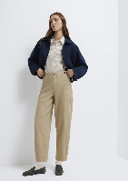 Resim Mavi Kadın Kanvas Pantolon M1011150-90378