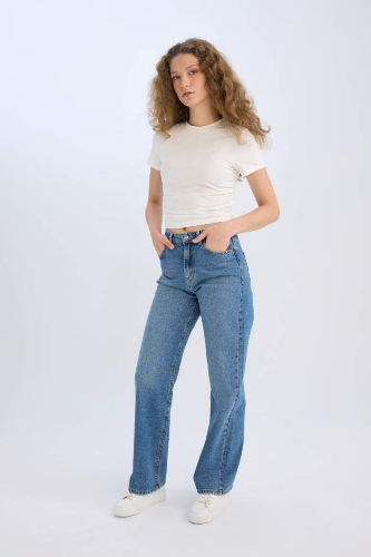 Resim Defacto Kadın  Jean Pantolon D7952AX/NM34