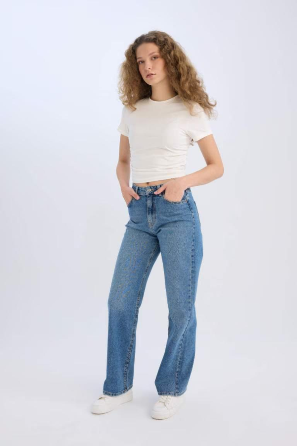 Resim Defacto Kadın  Jean Pantolon D7952AX/NM34