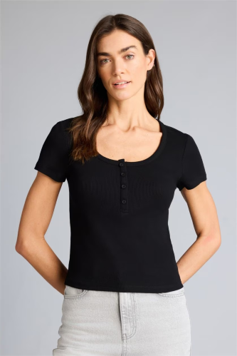 Resim Defacto Kadın T-shirt H2034AX/BK81