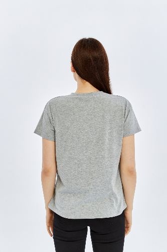 Resim Viole&More Kadın T-Shirt Yk21 California Baskılı