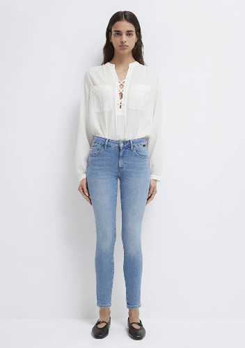 Resim Mavi Tess Kadın Jean Pantolon M100328-A1550