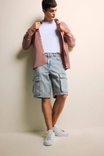 Resim Defacto Erkek Uzun Kol Gömlek B2907AX/BR496