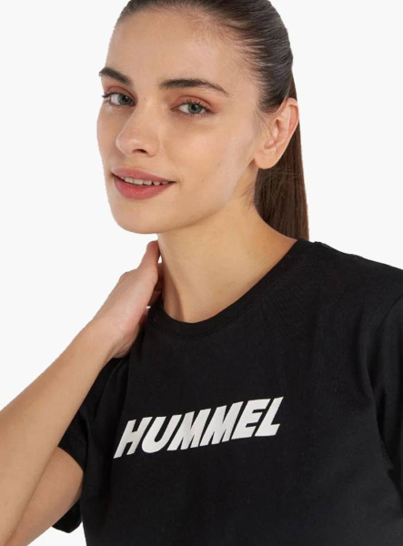 Resim Hummel Hml T-Te Elemental Logo Cotton Tee Kadın T-shirt 912016-2001