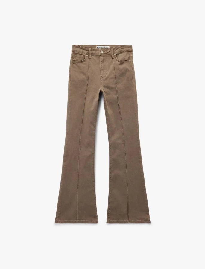 Resim Koton Kadın Kanvas Pantolon 6WAL40064MW