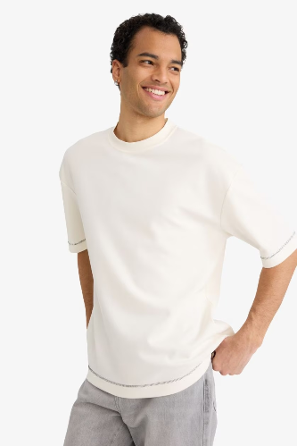 Resim Defacto Erkek T-shirt C0147AX/ER105