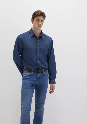 Resim Mavi Roy Erkek Gömlek M0210496-90767