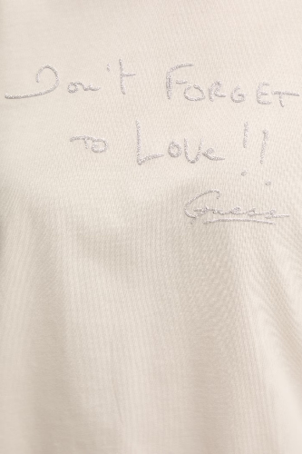 Resim Guess Athleisure  Kadın  T-shirt V6RI09I3Z14-G1FV Sophıe Cn Ss T-Shırt