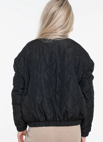 Resim Guess Athleisure  Kadın Mont V6RL03WL132-JBLK Cecılıa Puffer Quılted Jacket