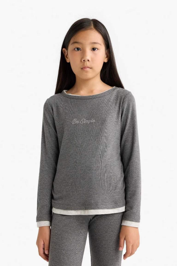 Resim Defacto Kız Çocuk  Sweat Takım G0119A8/AR84