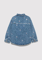 Resim Mavi Lulu Kız Çocuk Gömlek M7210002-90881