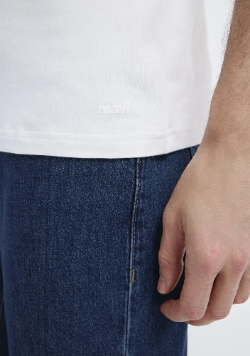 Resim Mavi Erkek T-shirt M061747-620