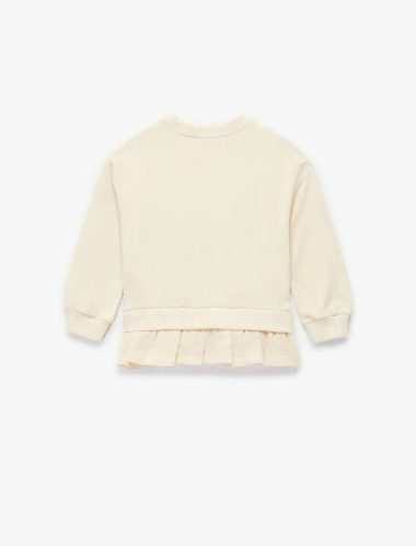 Resim Koton Kız Bebek Sweat 6Wmg10081Ak