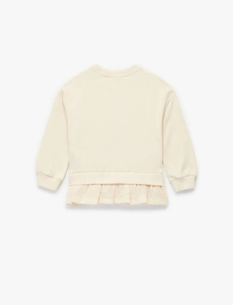 Resim Koton Kız Bebek Sweat 6Wmg10081Ak