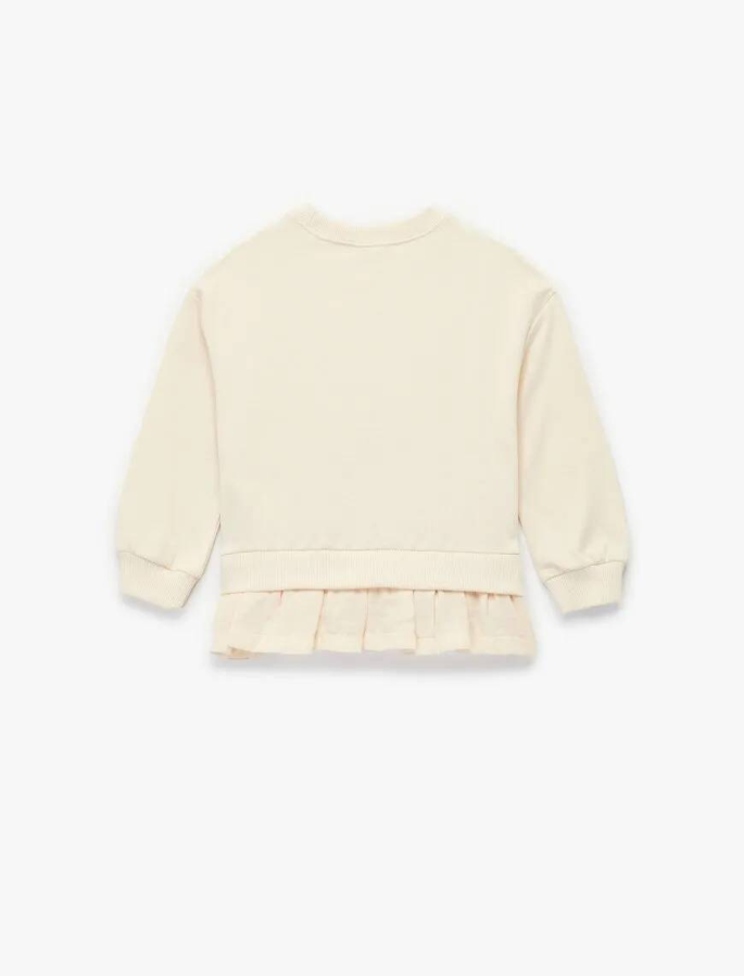 Resim Koton Kız Bebek Sweat 6Wmg10081Ak