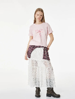 Resim Koton Kadın T-shirt 6SAK50065EK