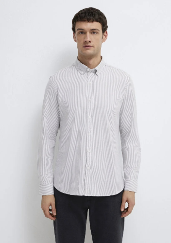 Resim Mavi Erkek Uzun Kol Gömlek M0211916-91472