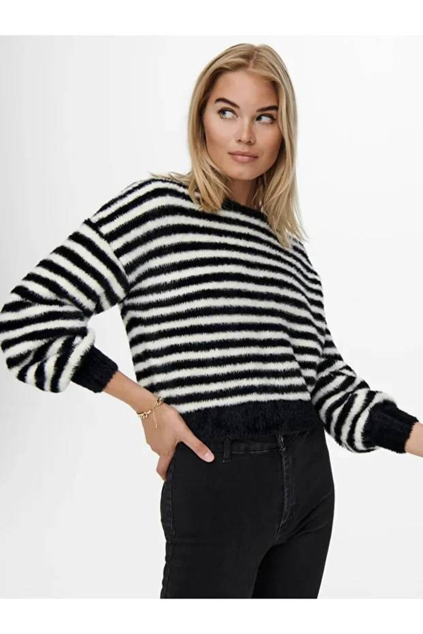 Resim Only Onlpiumo L/S Pullover Knt Noos Kadın Kazak 15235973