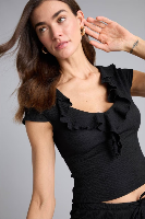 Resim Defacto Kadın T-shirt H1593AX/BK81