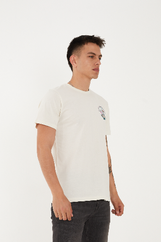 Resim Paul&More T-004 Skull Erkek T-Shirt