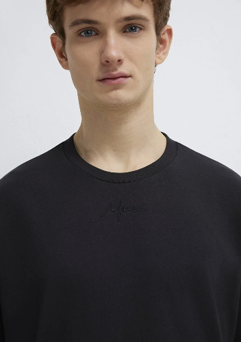 Resim Mavi Erkek T-shirt M0613130-900