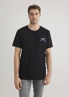 Resim Mavi Baskılı Erkek T-Shirt M066841-900