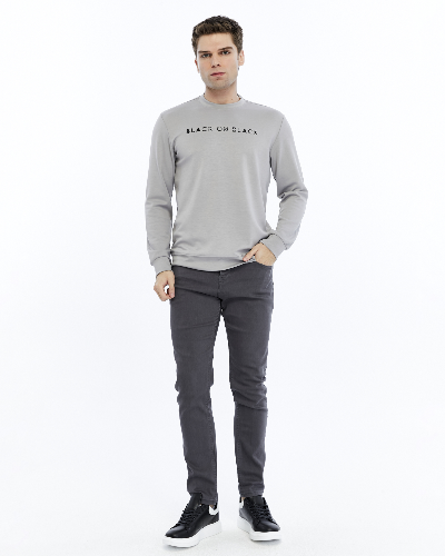 Resim Paul&More O Yaka Erkek Sweat 239 Black