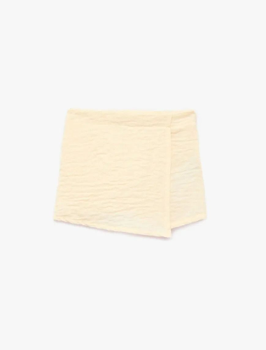 Resim Koton Kız Bebek Kot&Kanvas Şort 6SMG40040AW