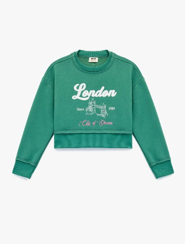 Resim Koton Kız Çocuk Sweat 6WKG10178AK
