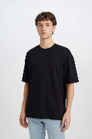 Resim Defacto Erkek  T-shirt X3926AZ/BK81