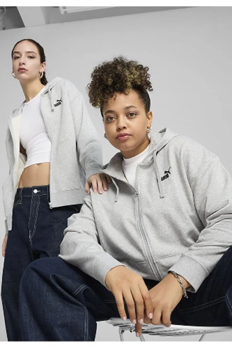 Resim Puma Ess Comfort Full-Zip Hoodie Kadın Sweat 682410-04