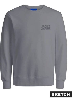 Resim Jack & Jones Jorlogo Sweat Crew Neck Tr Ss25 Erkek Sweat 12290659