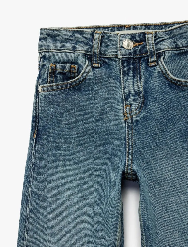 Resim Koton Erkek Çocuk Jean Pantolon 6SKB40049TD