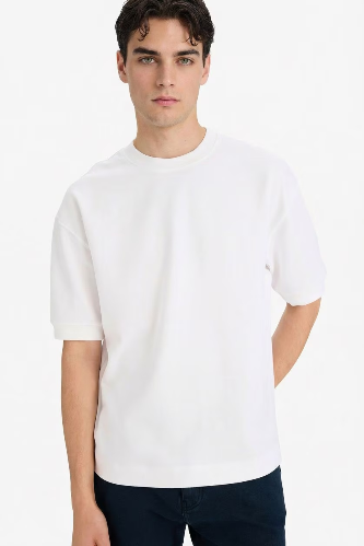 Resim Defacto Erkek T-shirt B4844AX/WT34