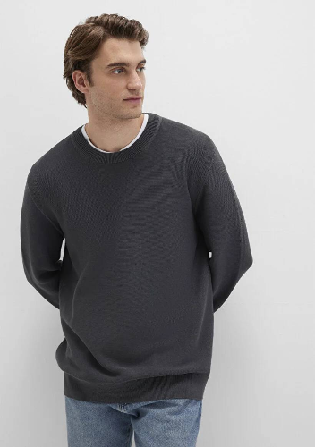 Resim Mavi Antrasit Erkek Kazak M0710197-80106