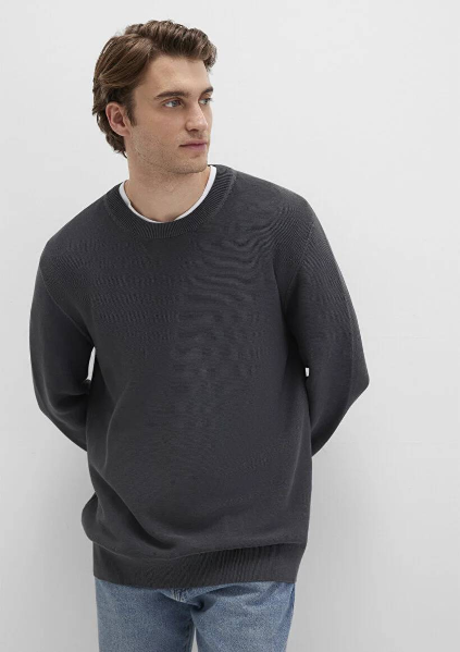 Resim Mavi Antrasit Erkek Kazak M0710197-80106