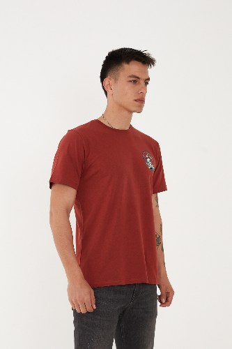 Resim Paul&More T-004 Skull Erkek T-Shirt